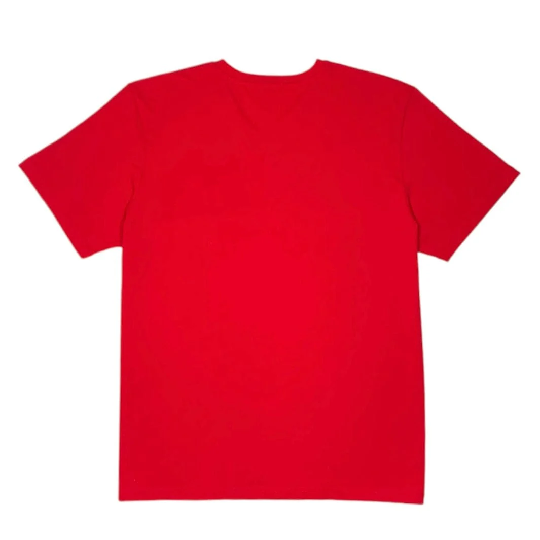 CityLab V-Neck T-Shirt (Red) - V2011SPAN - Image 2