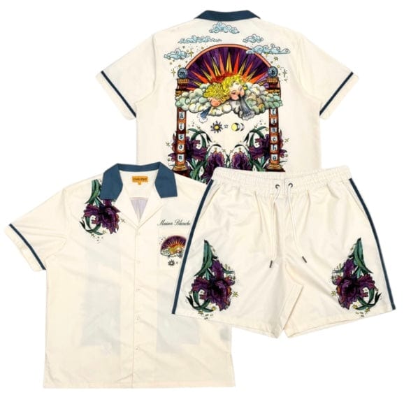 Civilized Maison Blanche Short Set (Light Khaki) CZ6312-6313 - Image 6