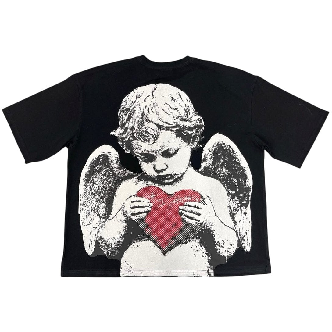 Concept La Angel Heart Boxy Tee (Black) CONT_18 - Image 2