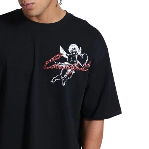 Concept La Angel Heart Boxy Tee (Black) CONT_18 - Image 5