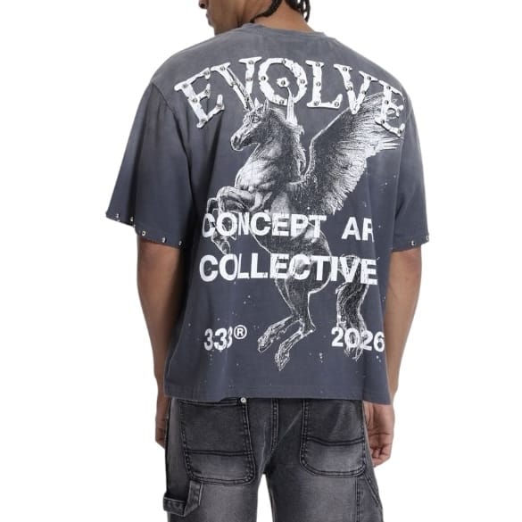 Concept La Evolve Tee (Grey Wash) CONT_2 - Image 4