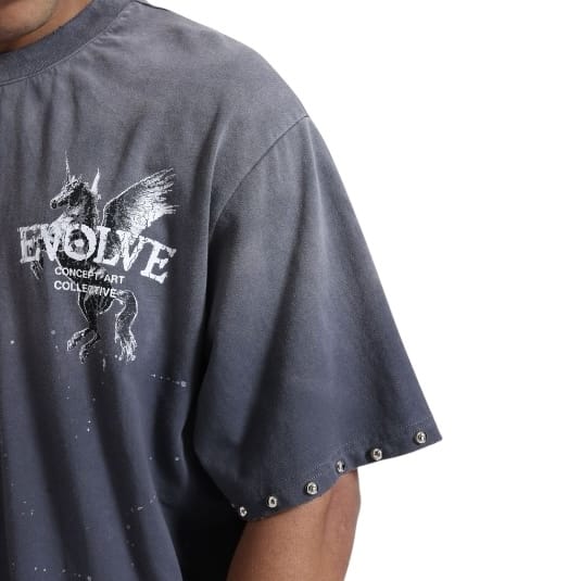 Concept La Evolve Tee (Grey Wash) CONT_2 - Image 5
