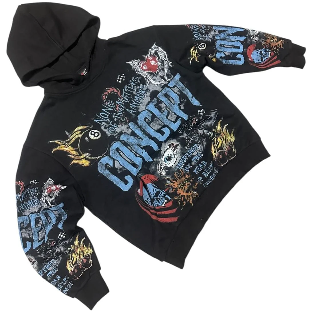 Concept La Graffiti Hoodie (Black) CHOODY-BLK14 - Image 2