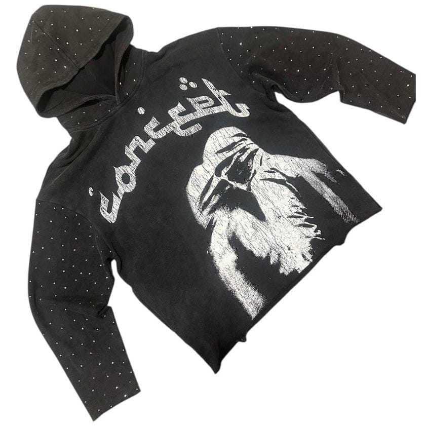 Concept La Oasis Hoodie (Black Washed) CHOODY-BLK10 - Image 2