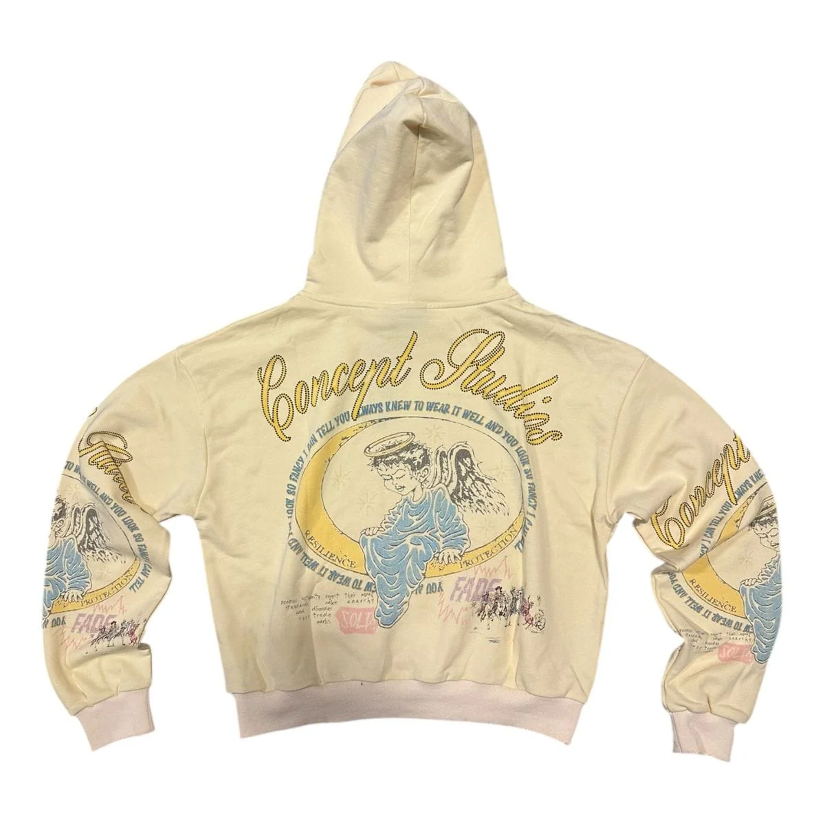 Concept La Studio Hoodie (Cream) CHOODY-13 - Image 3