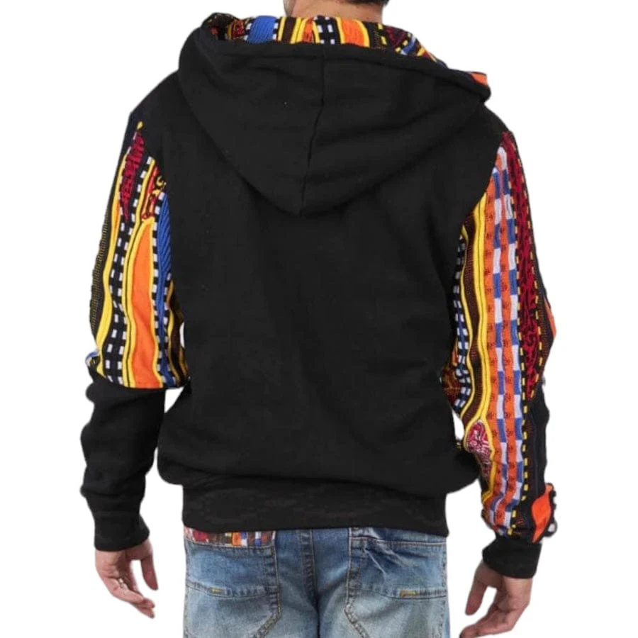 Coogi Brilliant Brights Fleece Zip Hoodie (Black) CG-KT-011 - Image 2