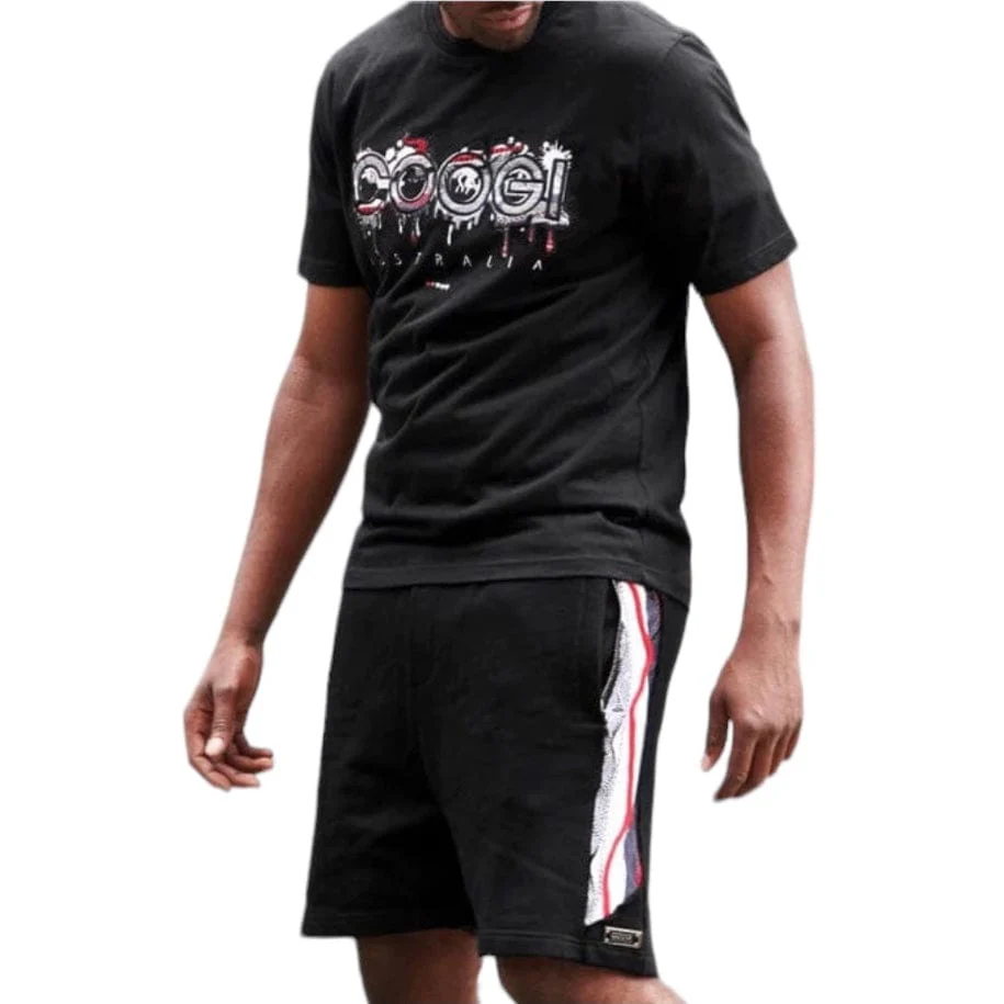 Coogi Logo Drip Tee (Black) CG-KT-025 - Image 5