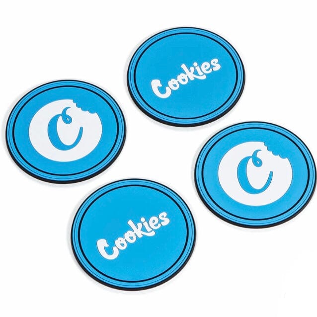 Cookies 4-Pack of 4" Silicone Table Coasters (Cookies Blue) CM232AMI18 - Image 2