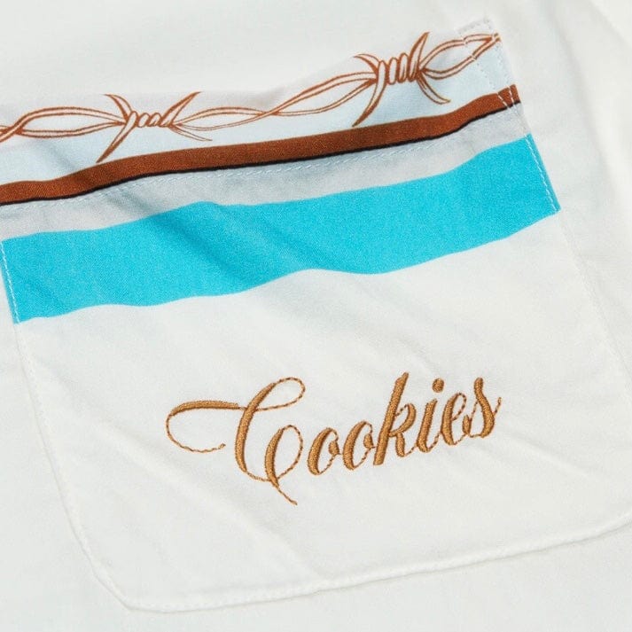 Cookies Havana Chopo Button up Woven Shirt (Off White) CM242WST04 - Image 3