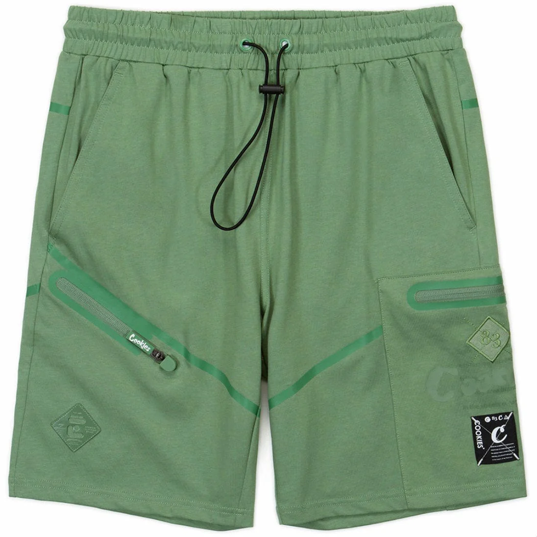 Cookies Key Largo Dri Fit Jersey Short (Light Olive) CM232BKS08