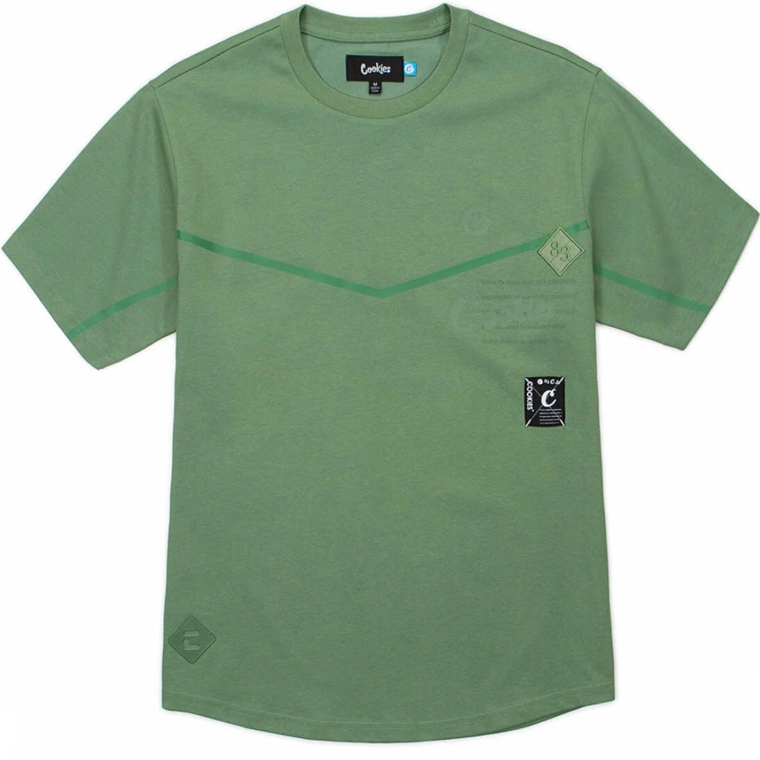 Cookies Key Largo Dri Fit Jersey SS Knit (Light Olive) CM232KST13