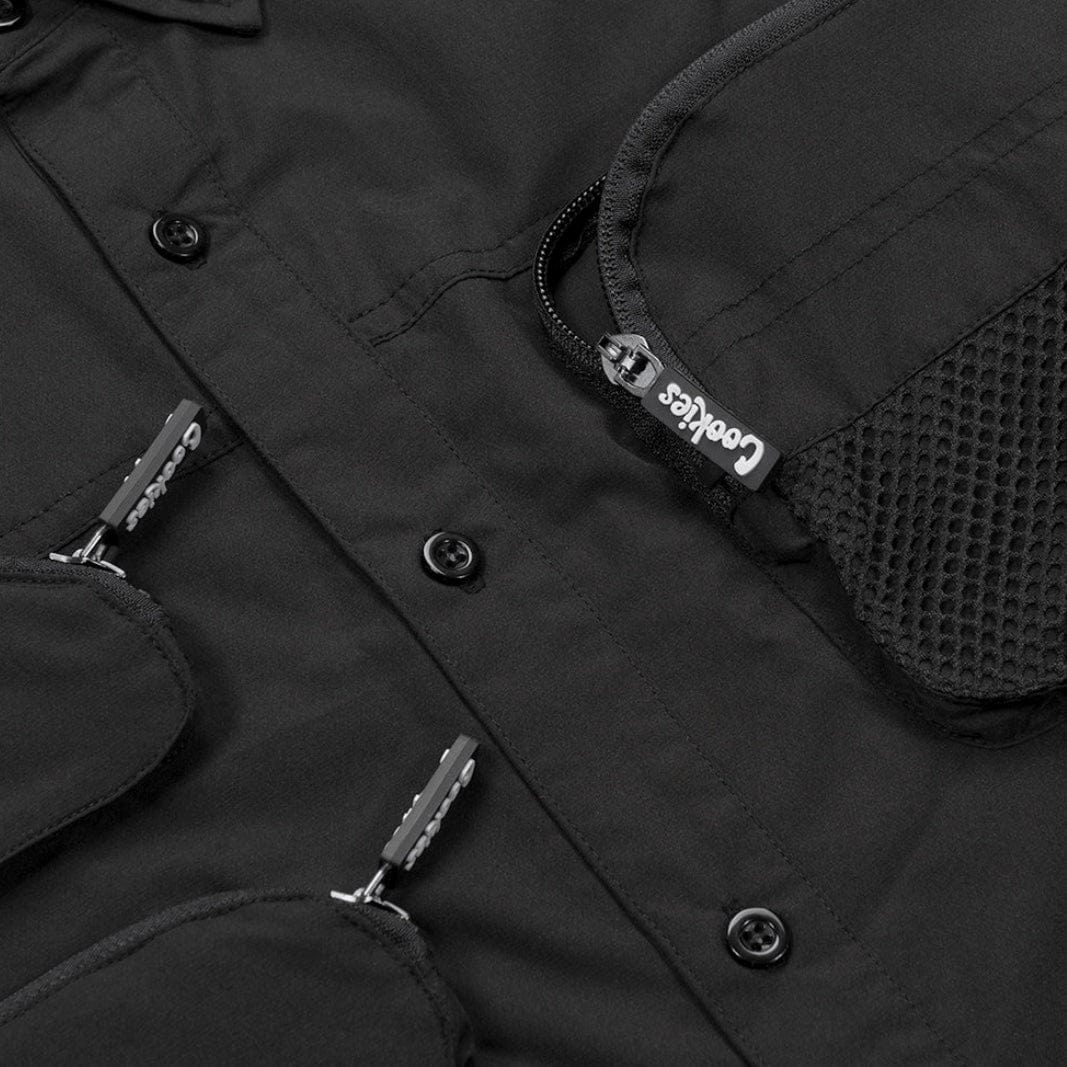 Cookies Key Largo SS Woven Shirt (Black) CM232WST03 - Image 3