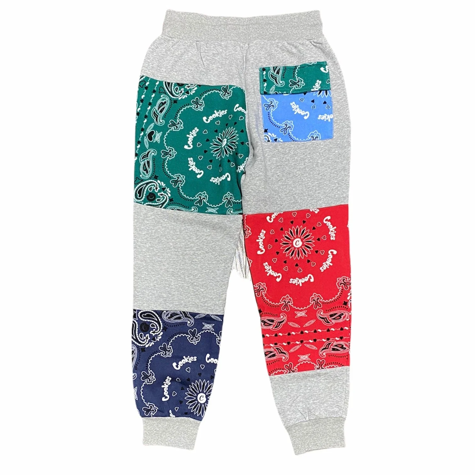 Cookies Level Up Bandana Sweatpants (Heather Grey) 1552B5067 - Image 4