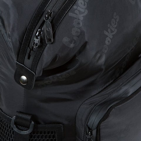 Cookies Luxe Satin Backpack Repeated Logo (Black) - Image 3