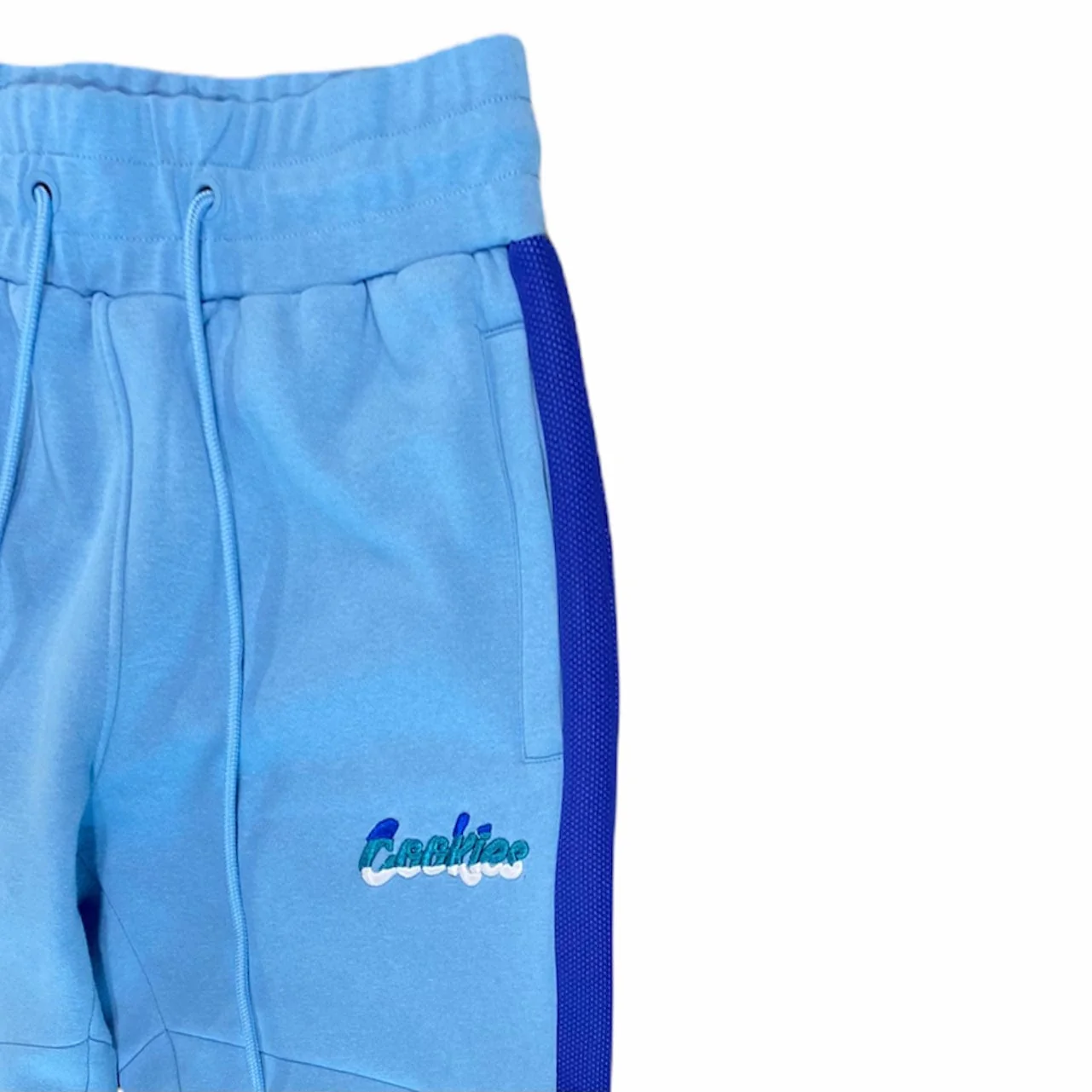 Cookies Off Shore Cotton Fleece Sweatpants (Blue) 1553B5251 - Image 2