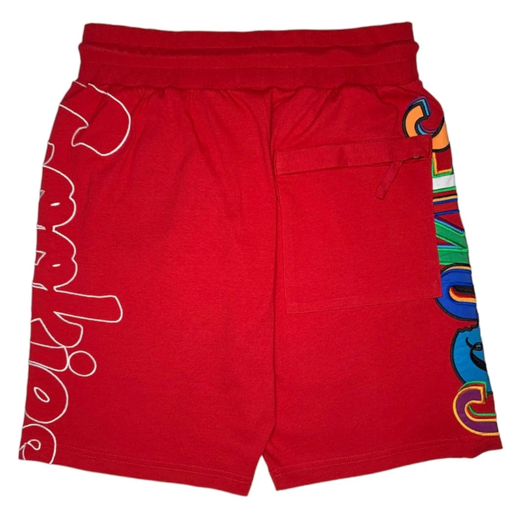 Cookies On The Block Cotton Jersey Short (Red) CM232BKS02 - Image 2