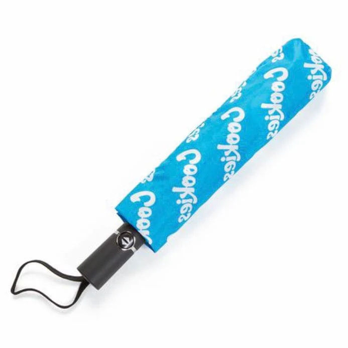 Cookies Original Mint Repeated Printed Logo Umbrella (Blue) 1552A5165 - Image 2