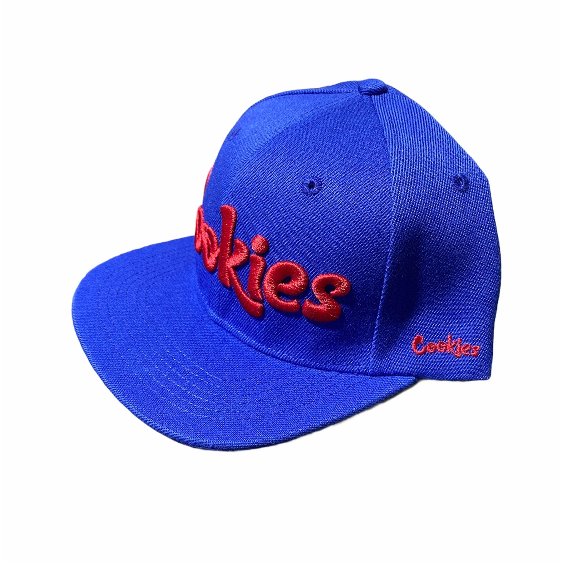 Cookies Original Mint Twill Snapback Cap (Royal/Red) - Image 2