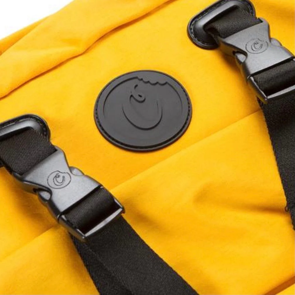 Cookies Parks Utility Sateen Bomber Nylon Backpack (Yellow) - Image 3