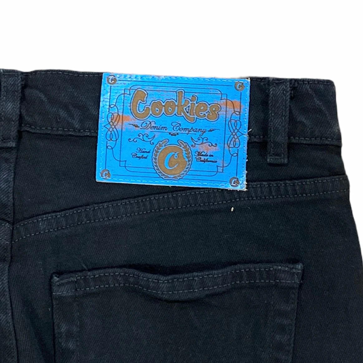 Cookies Relaxed Fit 5 Pocket Denim Jeans (Black) 1550B4862 - Image 3