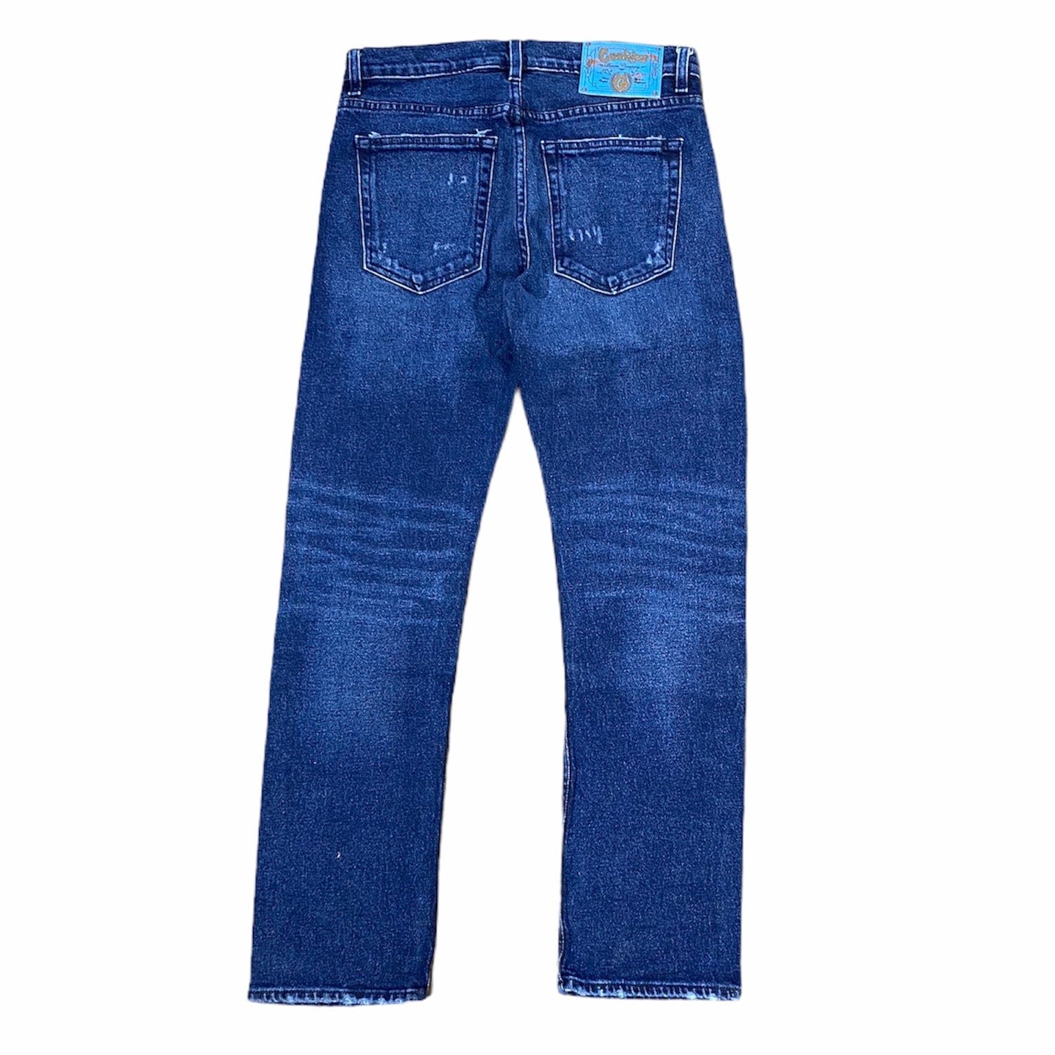 Cookies Relaxed Fit 5 Pocket Denim Jeans (Medium Blue) 1550B4860 - Image 2