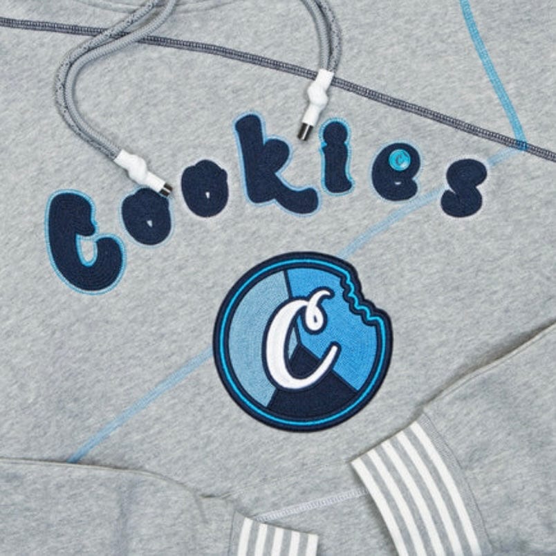 Cookies Show & Prove Fleece Pullover Hoodie (Grey) 1556H5659 - Image 2