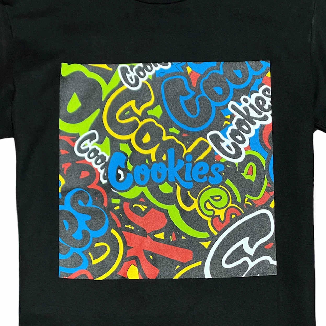 Cookies Stack It Up Logo Short Sleeve Tee (Black/Multi) 1550T4779 - Image 2