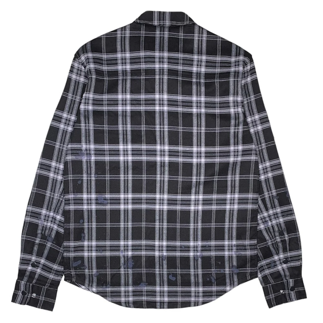 Cookies Upper Echelon Brushed Twill Plaid Woven Shirt (Black) 1562W6445 - Image 2