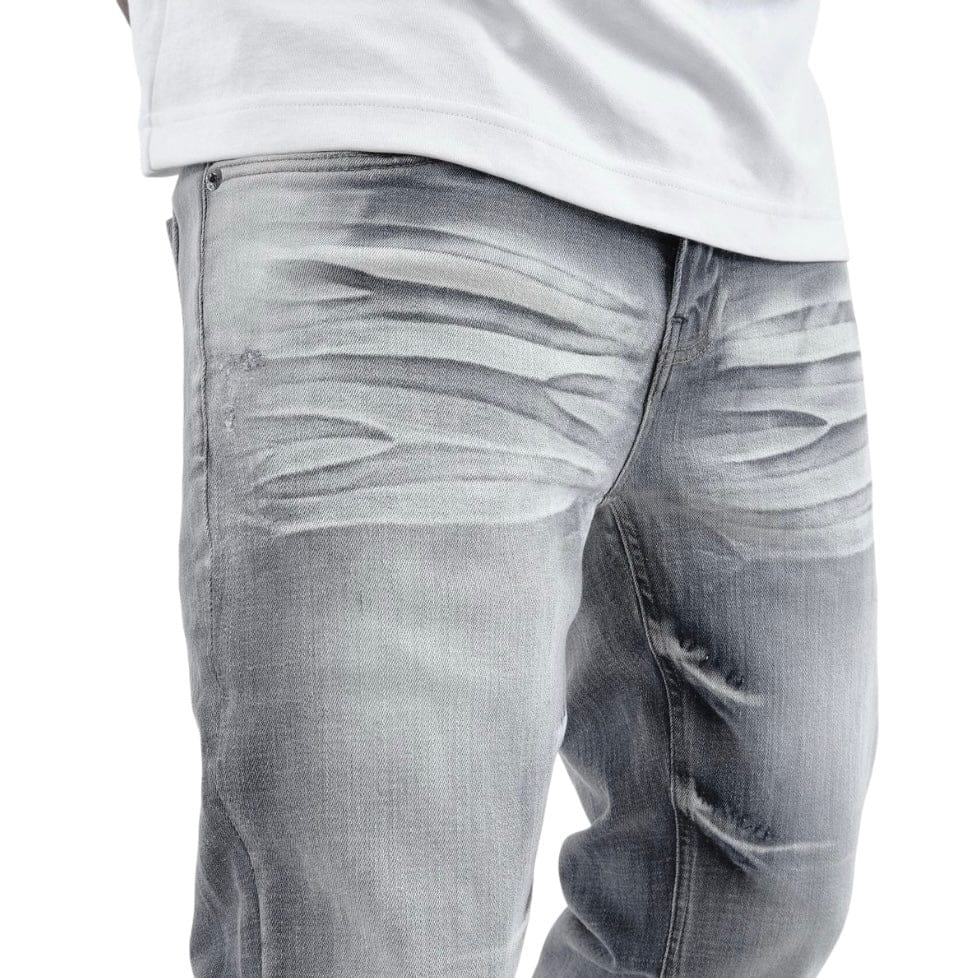 Copper Rivet Flare Fit Denim Jean (Gray) 533018-GY - Image 7