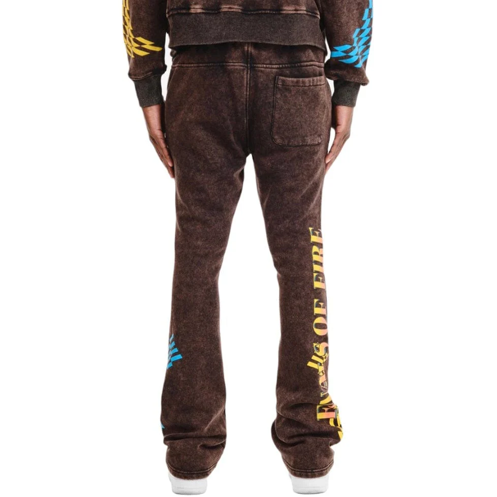 Copper Rivet Racing Stacked Pants (Black) 431583-BK - Image 4