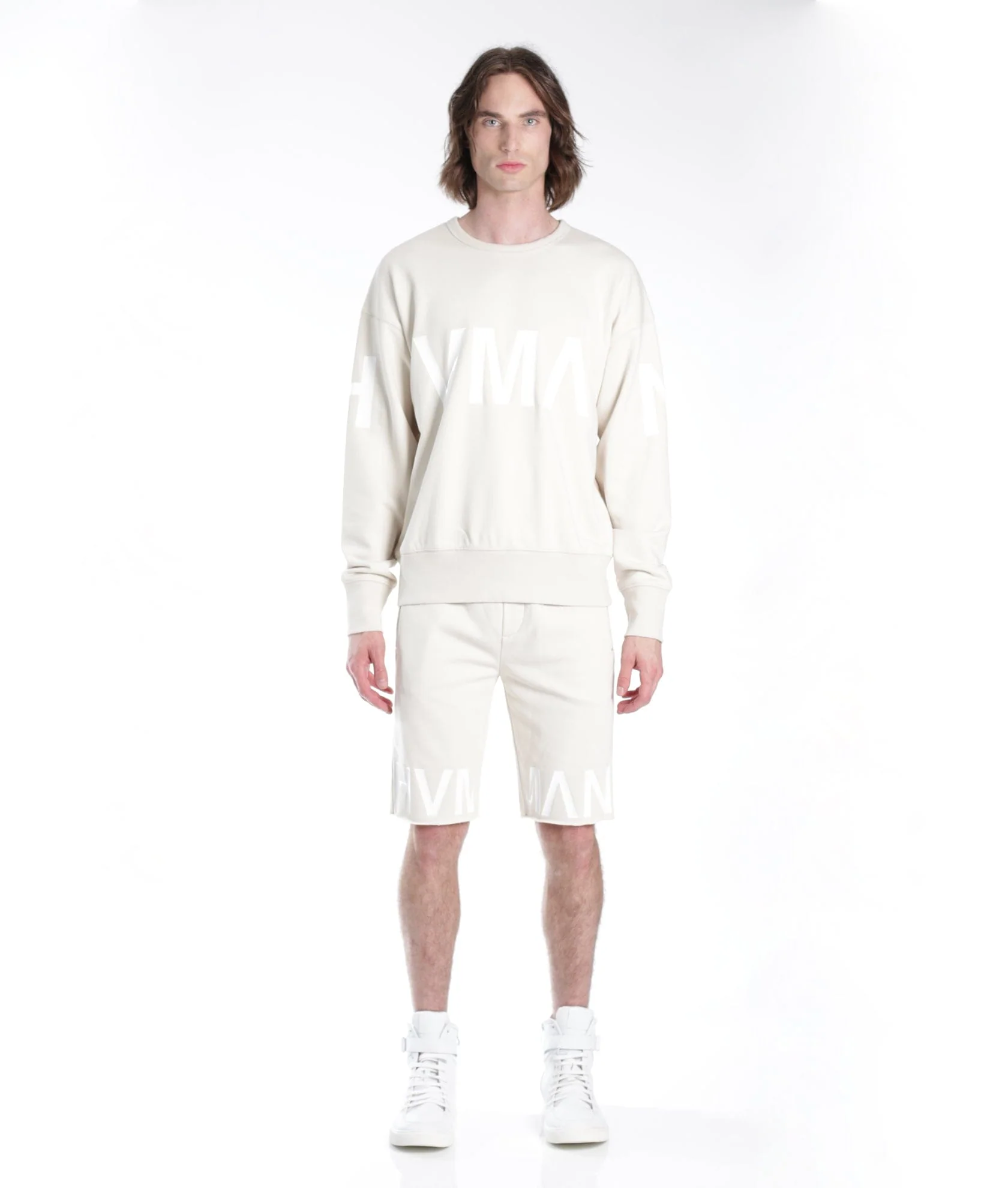 CREW SWEATSHIRT IN CREAM - Image 2