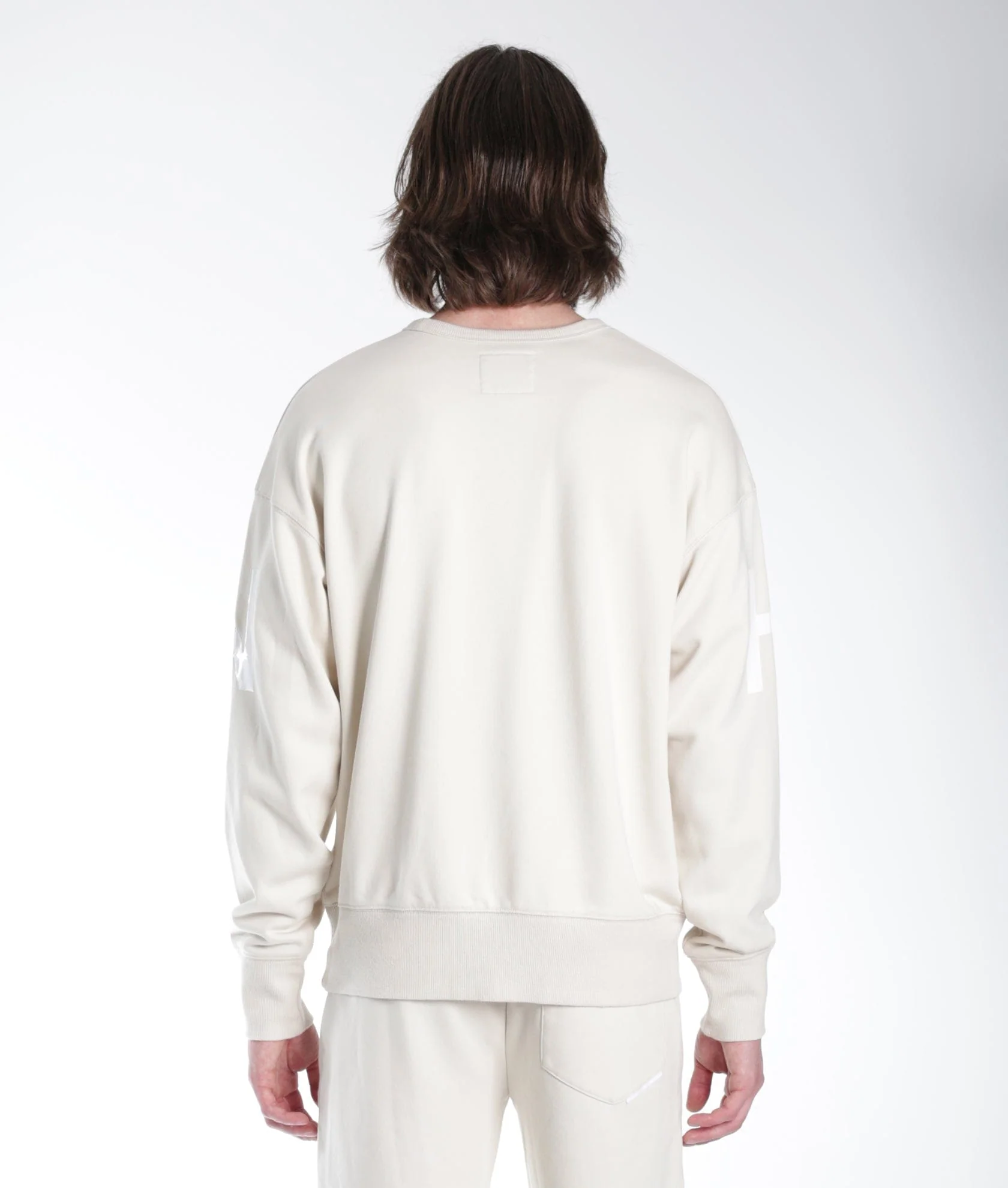 CREW SWEATSHIRT IN CREAM - Image 3
