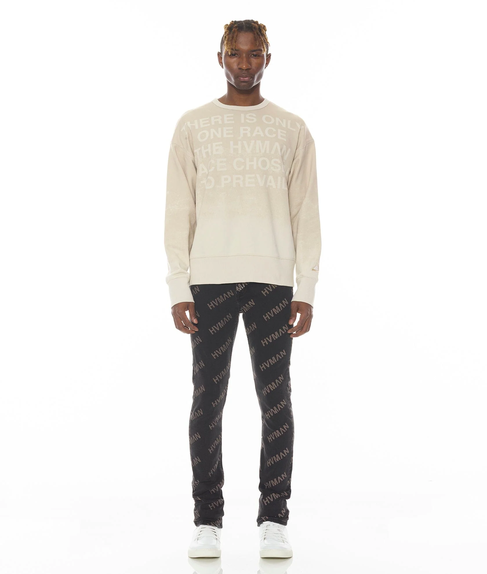 CREW SWEATSHIRT IN CREAM - Image 2