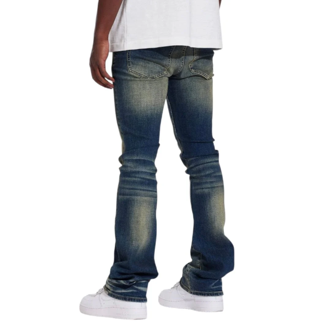Crysp Arch Flare Denim Jean (Vintage Wash) CRYSUM25-105 - Image 4