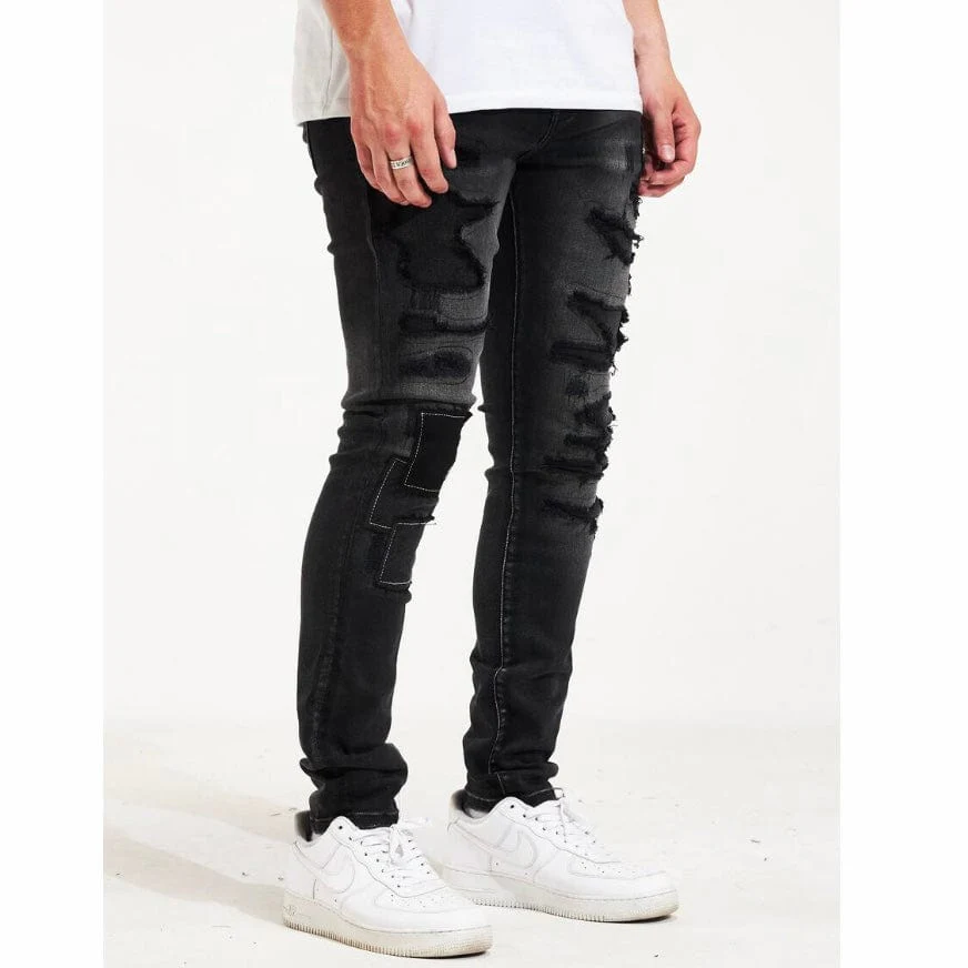 Crysp Dirk Denim Jeans (Black Ash) CRYSP222-27 - Image 3