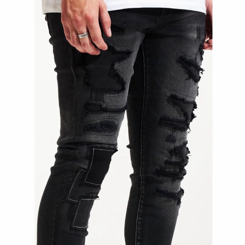 Crysp Dirk Denim Jeans (Black Ash) CRYSP222-27 - Image 4