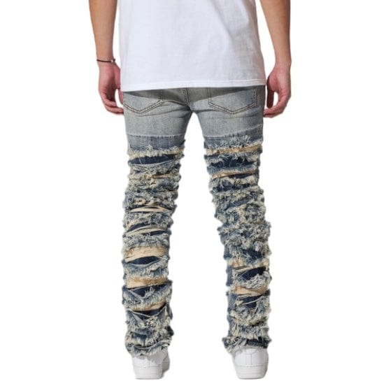 Crysp Fray Stacked Denim (Indigo) CRYSPF123-06 - Image 5