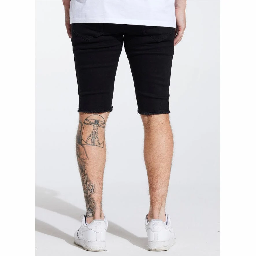 Crysp Line Stripe Shorts (Black) CRYSPSP221-131 - Image 6