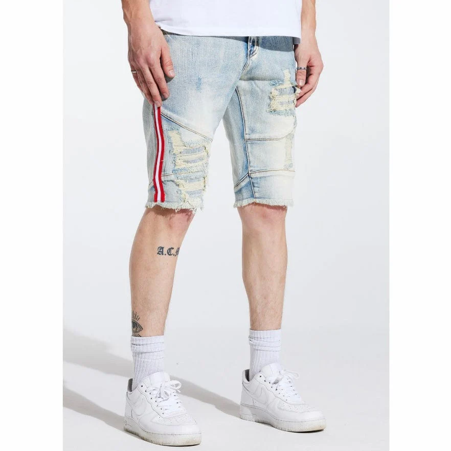 Crysp Line Stripe Shorts (Light Blue) CRYSPSP221-132 - Image 3