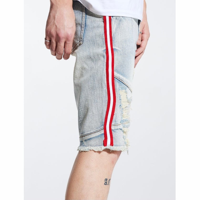 Crysp Line Stripe Shorts (Light Blue) CRYSPSP221-132 - Image 5