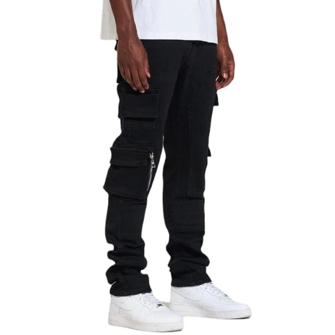Crysp Nelson Cargo Denim (Black) CRYSPR242-021 - Image 2