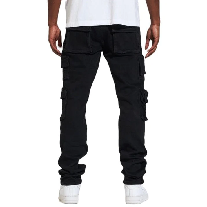 Crysp Nelson Cargo Denim (Black) CRYSPR242-021 - Image 3