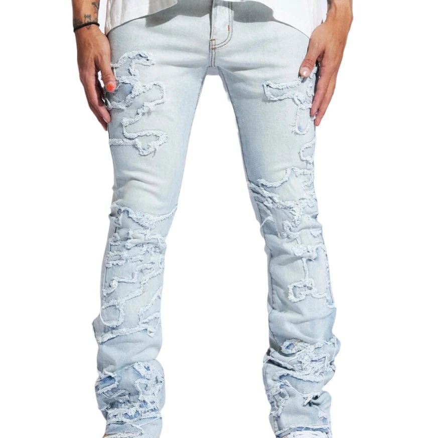 Crysp Raven Flare Denim (Light Blue Distress) CRYSPR241-0003 - Image 5