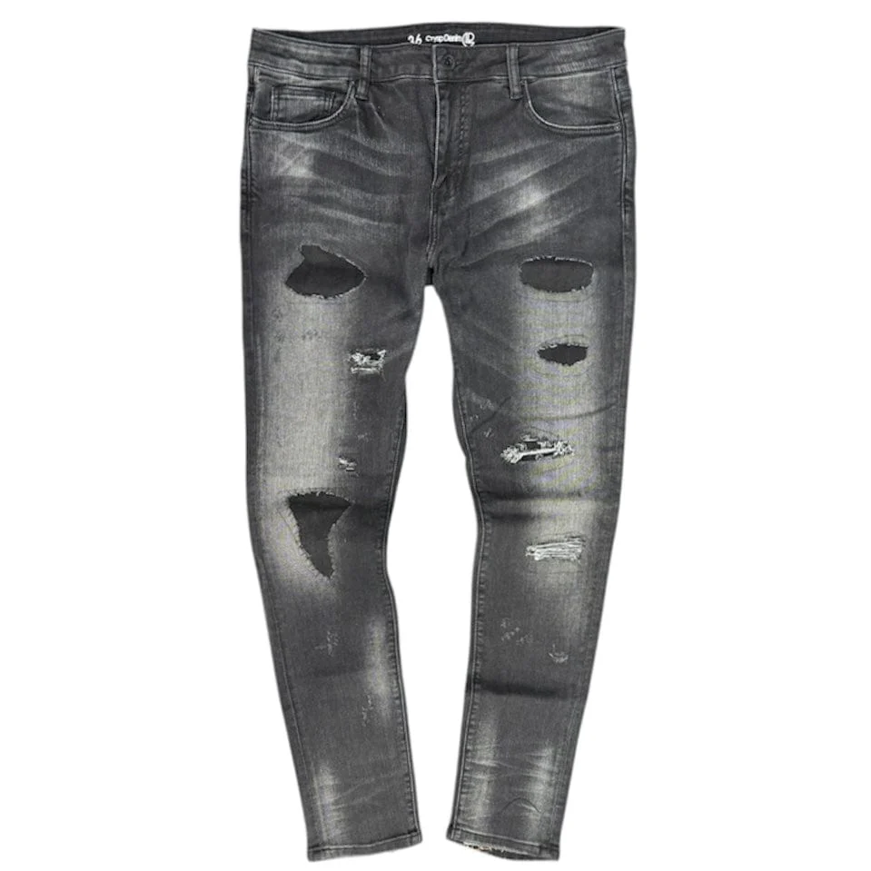 Crysp Rip & Repair Jean (Black Ash) CRYSPSP221-119