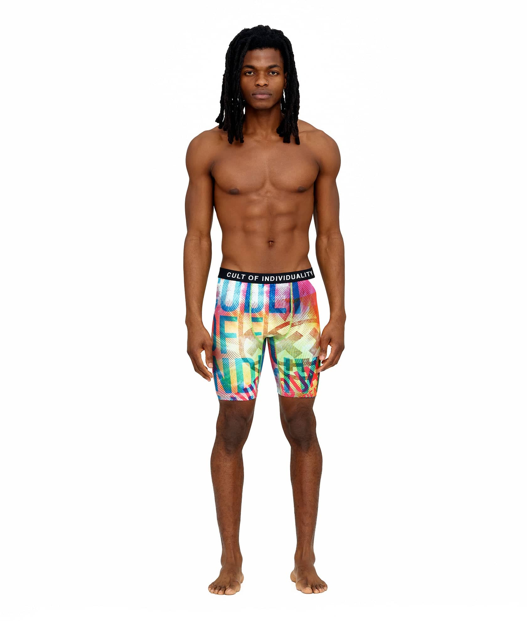 CULT BRIEFS  2 PACK "PARADISE" PRINT/SURF BLUE SOLID - Image 5