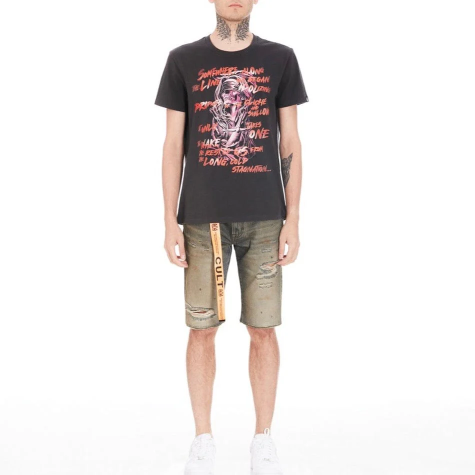 Cult of Individuality Belted Rocker Short (Dusk) - Image 3