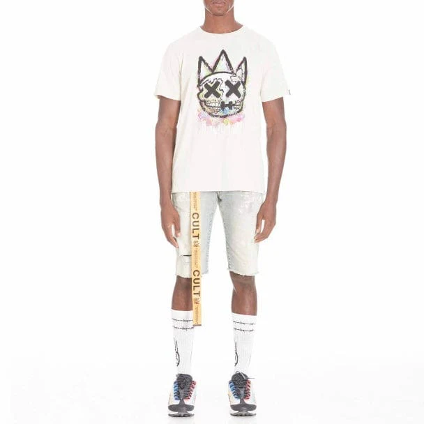 Cult Of Individuality Belted Rocker Shorts (Trip) 621A5-SR07D - Image 3