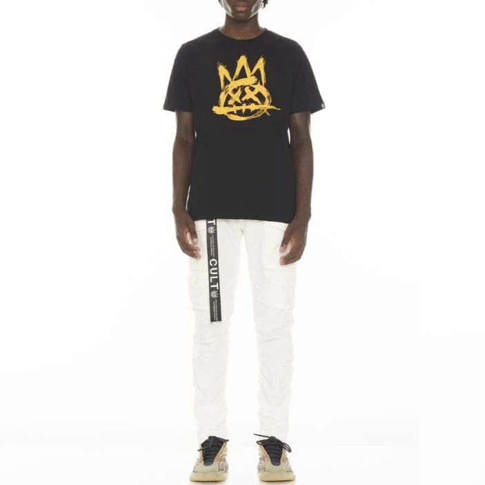 Cult Of Individuality Brushed Shimuchan Logo T Shirt (Black) 622AC-K67B - Image 3