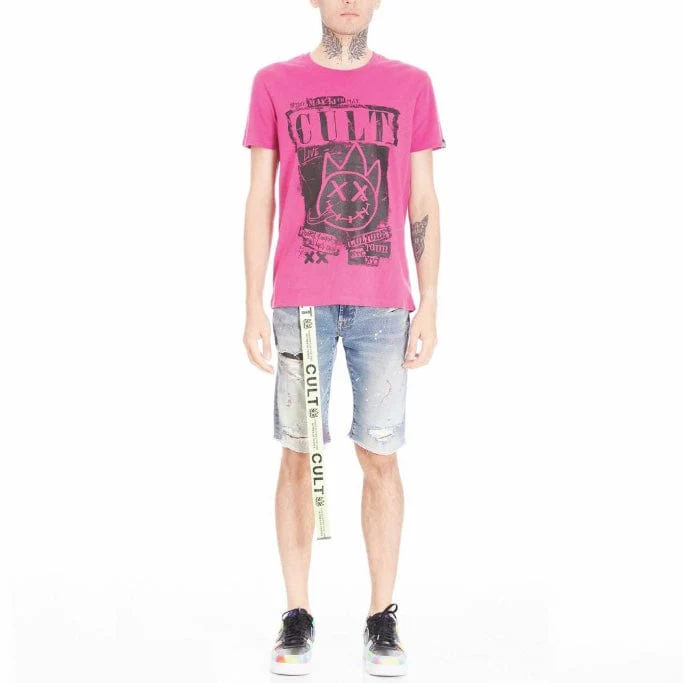 Cult Of Individuality Culture Tour Tee (Magenta) 621A5-K51A - Image 3