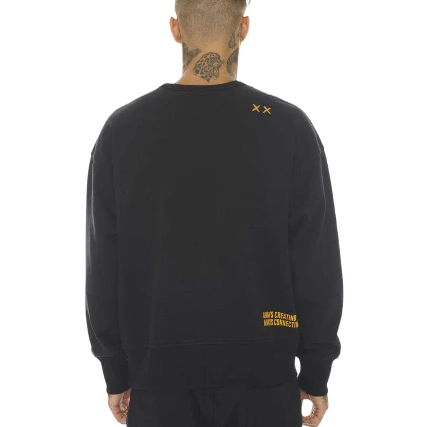 Cult Of Individuality Fleece Crewneck (Black) 622AC-FC24D - Image 2